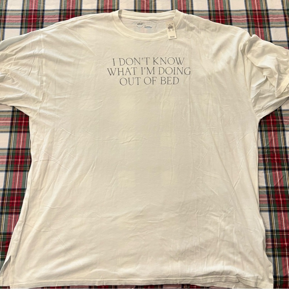 NEW Aerie Sleep Happens Night Tee - size L - Picture 3 of 5